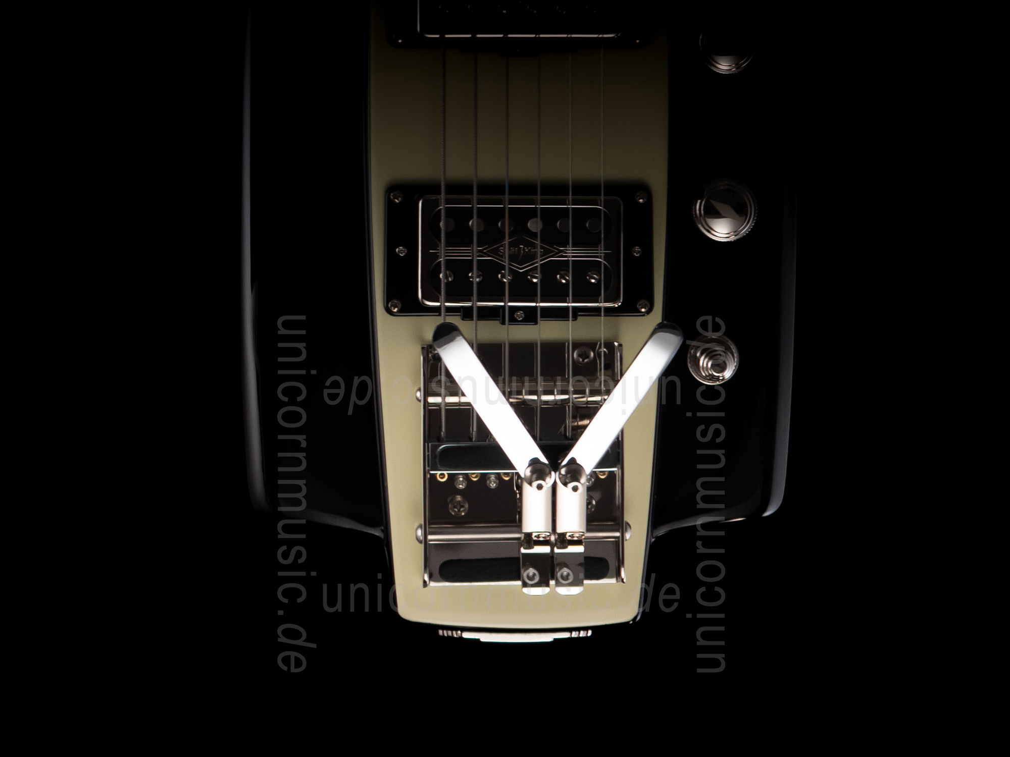 zur Artikelbeschreibung / Preis E-Gitarre DUESENBERG Fairytale Lapsteel Split/King Edition + Custom Line Case