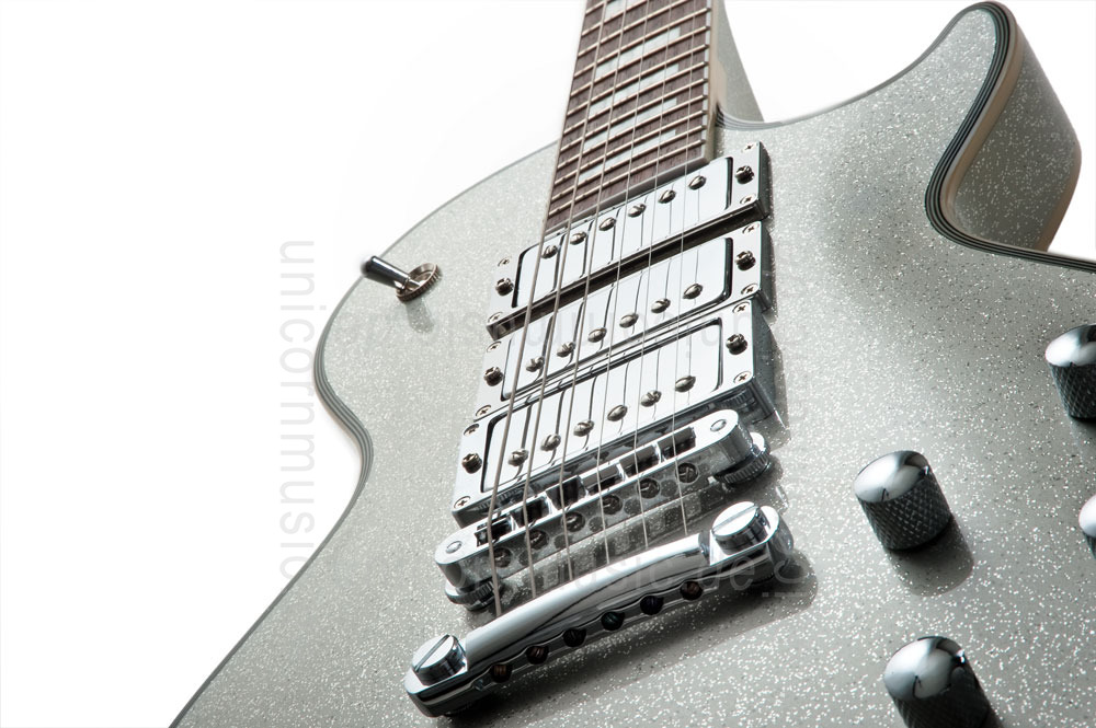 zur Artikelbeschreibung / Preis E-Gitarre BURNY RLC 60 SLSP SILVER SPARKLE