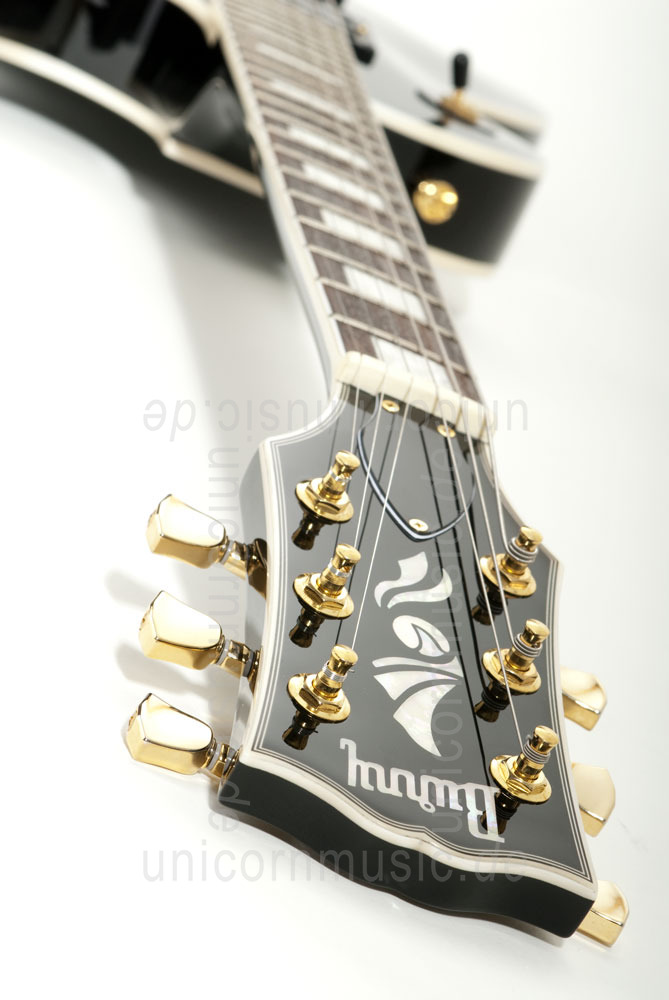 zur Artikelbeschreibung / Preis E-Gitarre BURNY RLC 95S BLK Black + Sustainer