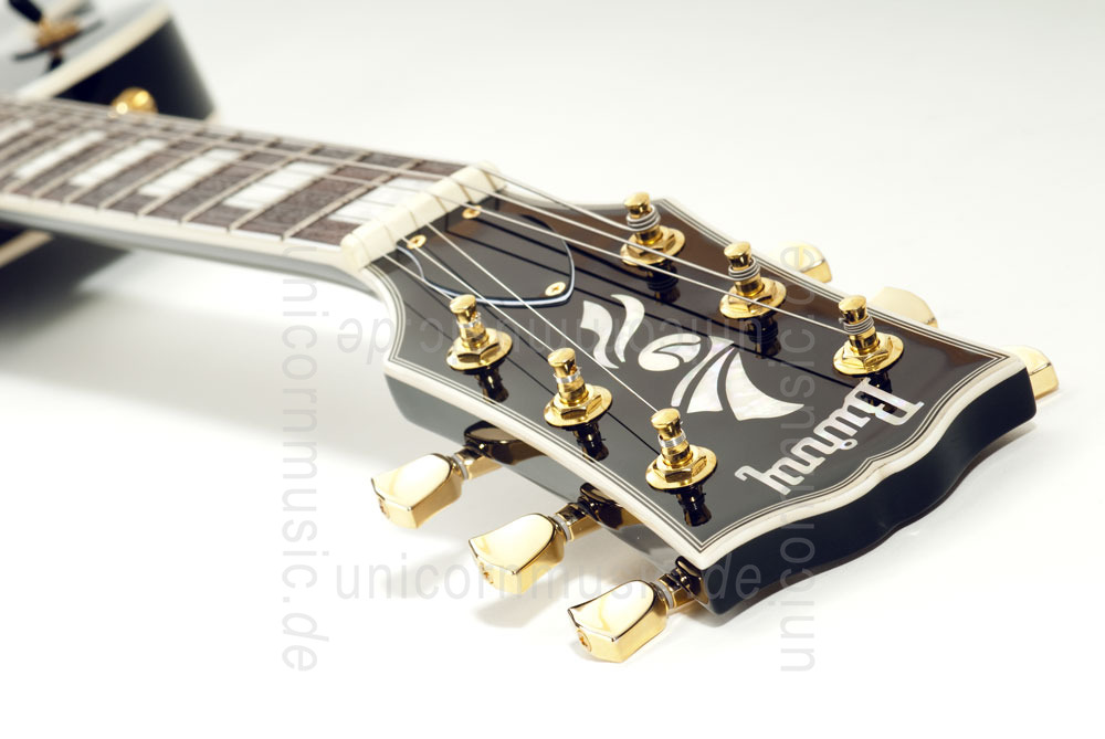 zur Artikelbeschreibung / Preis E-Gitarre BURNY RLC 95S BLK Black + Sustainer