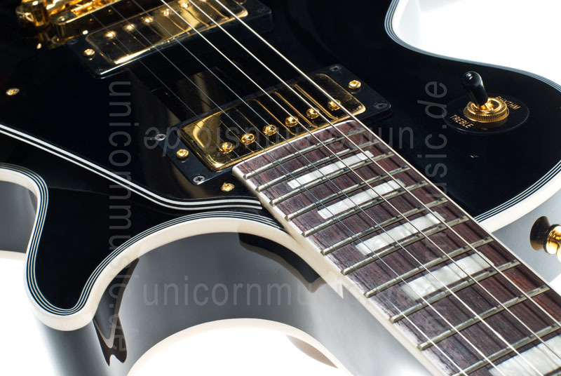 zur Artikelbeschreibung / Preis E-Gitarre BURNY RLC 60 BLK BLACK