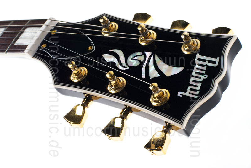 zur Artikelbeschreibung / Preis E-Gitarre BURNY RLC 60 BLK BLACK