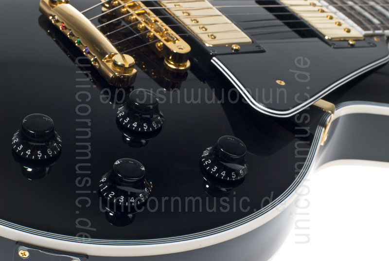 zur Artikelbeschreibung / Preis E-Gitarre BURNY RLC 60 BLK BLACK