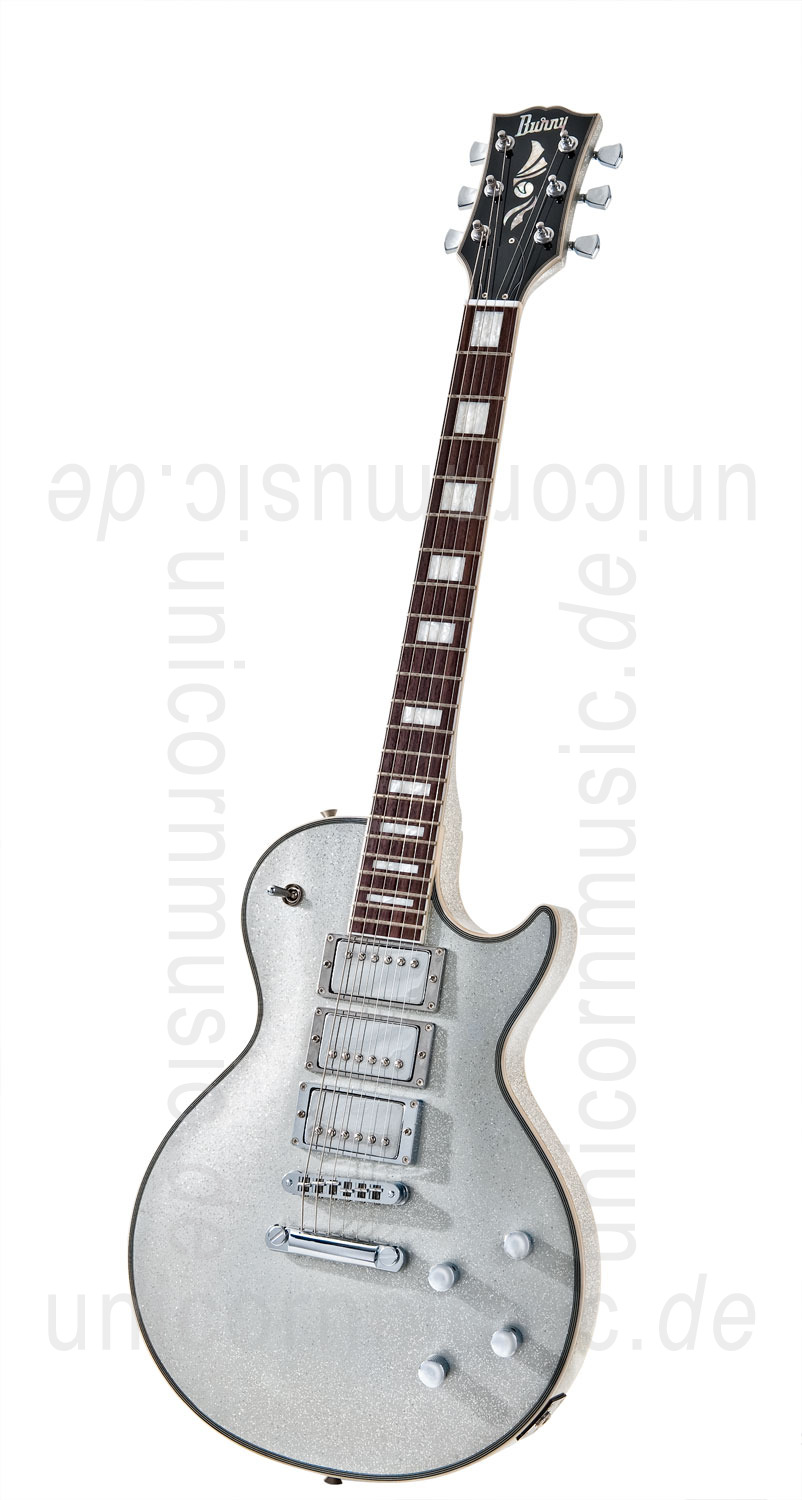 zur Artikelbeschreibung / Preis E-Gitarre BURNY RLC 60 SLSP SILVER SPARKLE