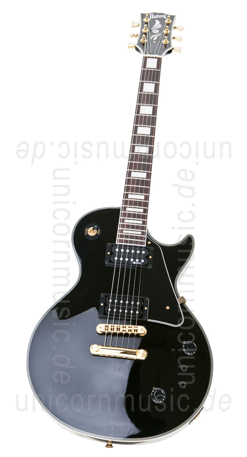 zur Artikelbeschreibung / Preis E-Gitarre BURNY RLC 95S BLK Black + Sustainer