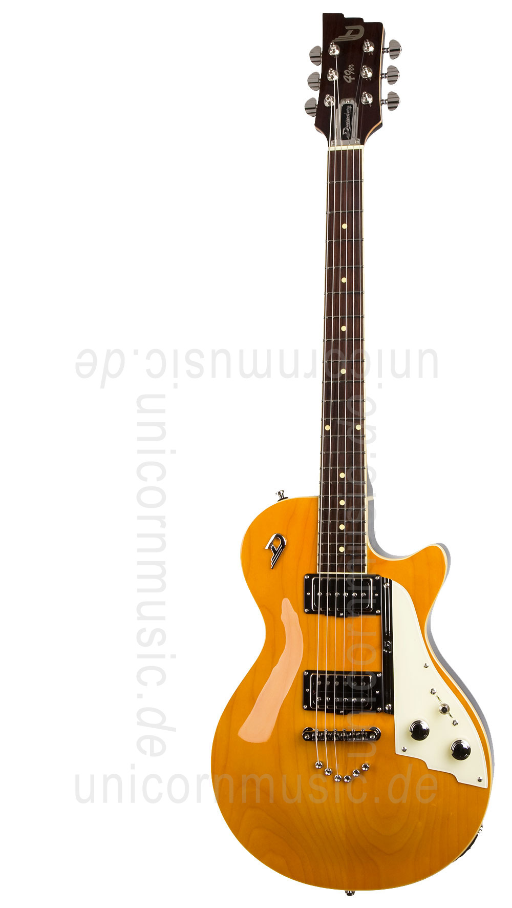 zur Artikelbeschreibung / Preis E-Gitarre DUESENBERG 49er - Honey + Custom Line Case