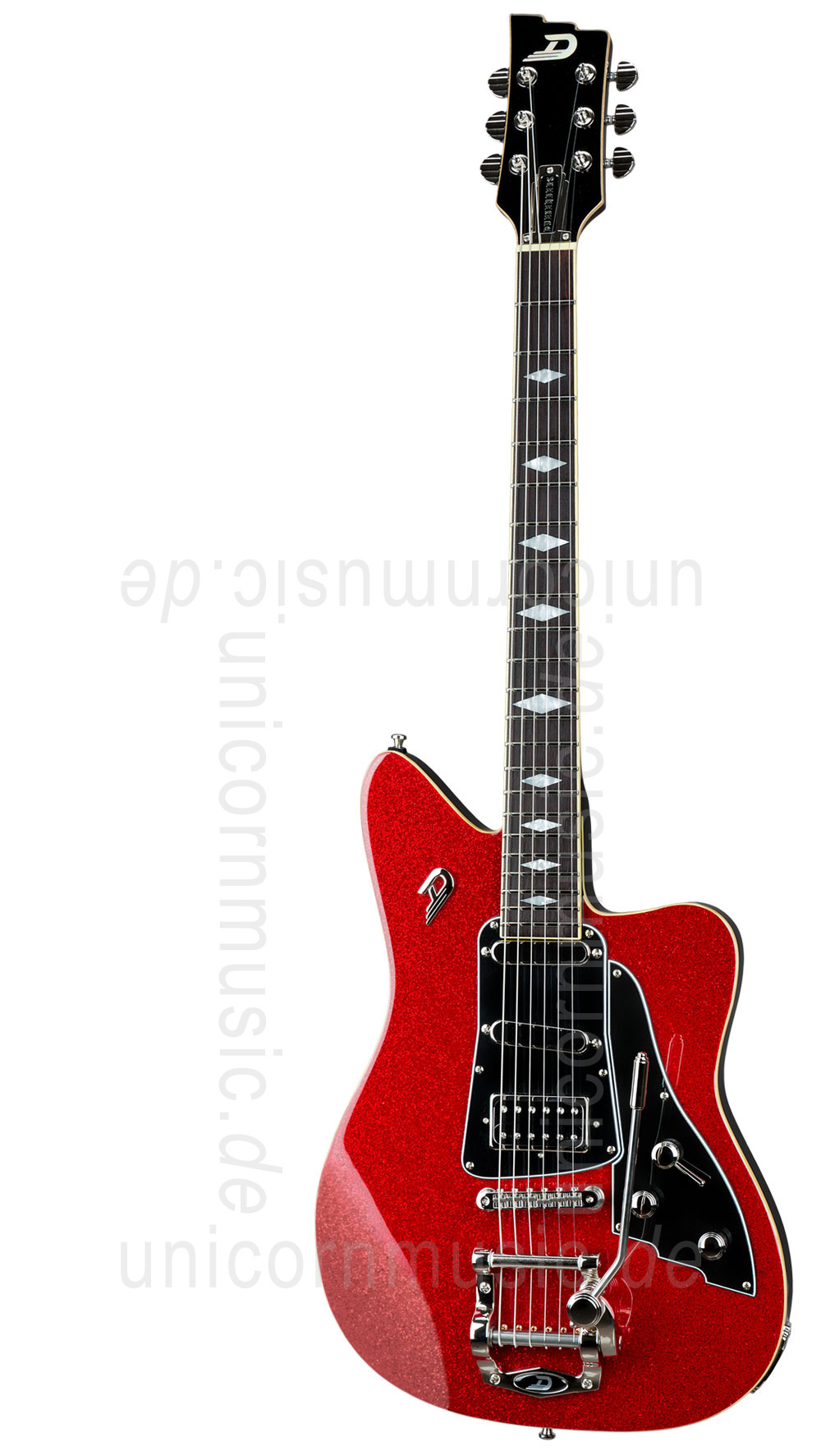zur Artikelbeschreibung / Preis E-Gitarre DUESENBERG PALOMA - Red Sparkle 