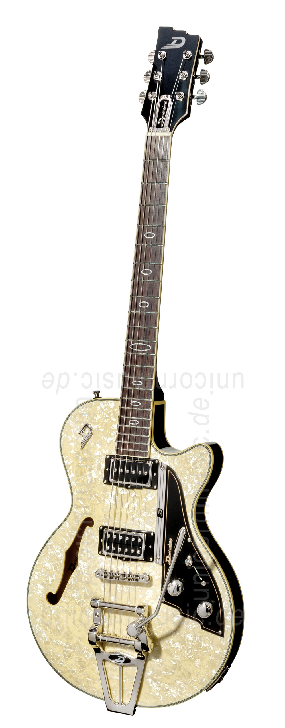 zur Artikelbeschreibung / Preis E-Gitarre DUESENBERG STARPLAYER TV - Creamy Pearloid LTD + Custom Line Case