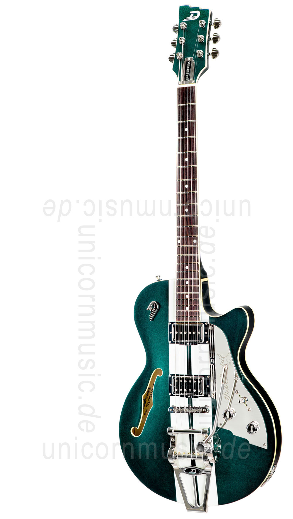zur Artikelbeschreibung / Preis E-Gitarre DUESENBERG STARPLAYER TV ALLIANCE - MIKE CAMPBELL 40th + Custom Line Case