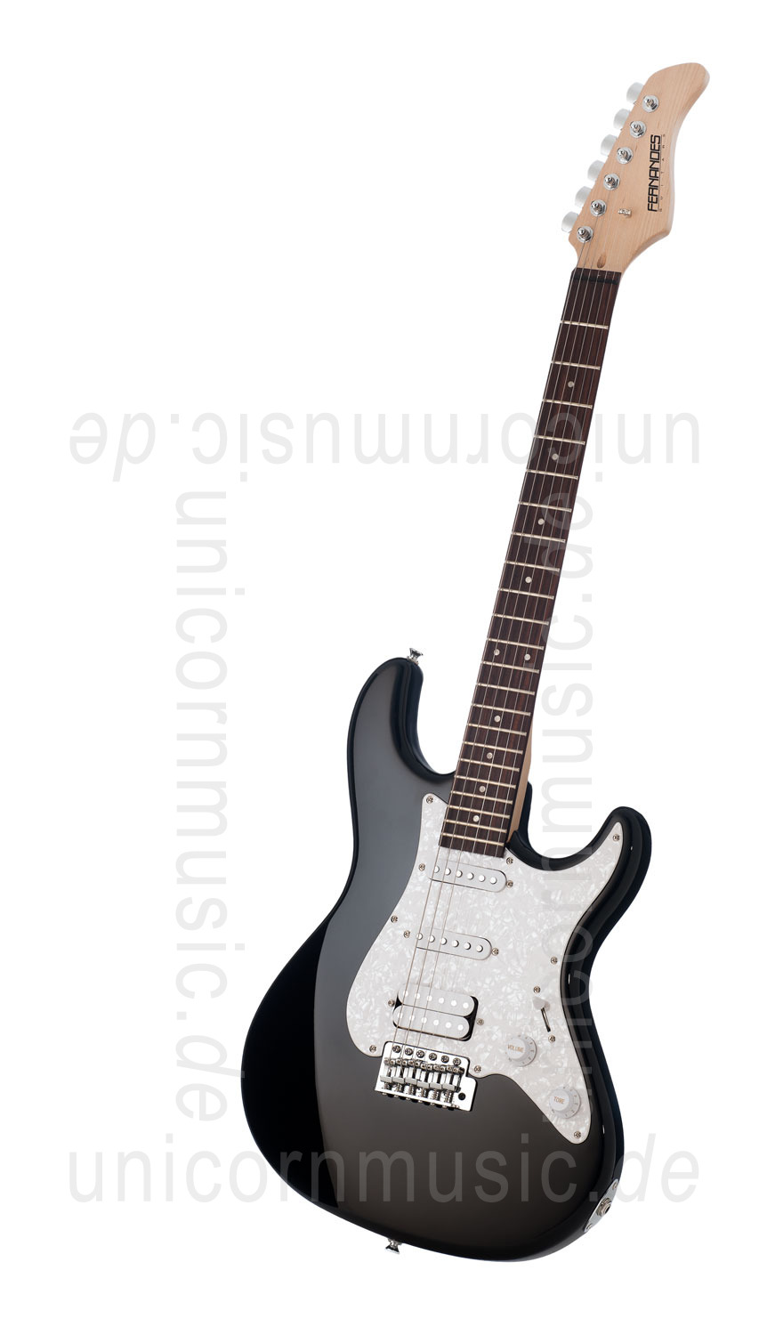 zur Artikelbeschreibung / Preis E-Gitarre FERNANDES RETROROCKET X - SSH Version - Black