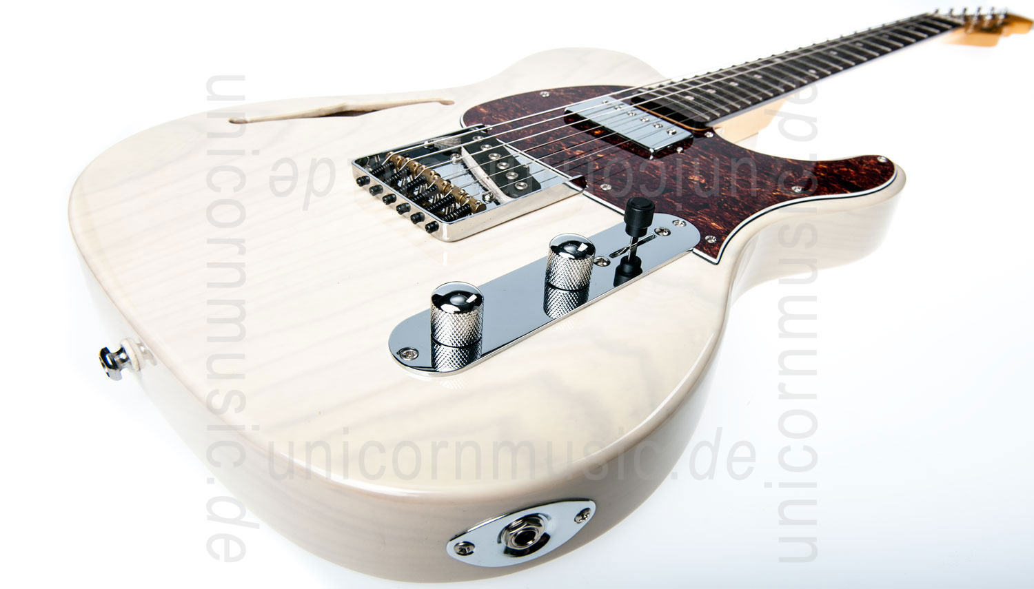 zur Artikelbeschreibung / Preis E-Gitarre G&L Tribute Asat Classic Bluesboy Semi Hollow - Blonde