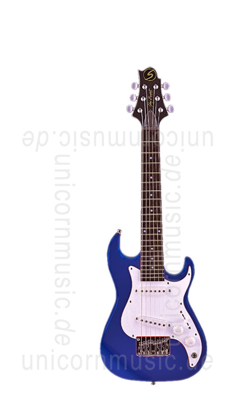 zur Artikelbeschreibung / Preis Kinder E-Gitarre 1/4 GREG BENNETT (SAMICK) MALIBU MINI - Auch als Reisegitarre geeignet