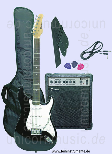 zur Artikelbeschreibung / Preis E-Gitarren Set TENSON