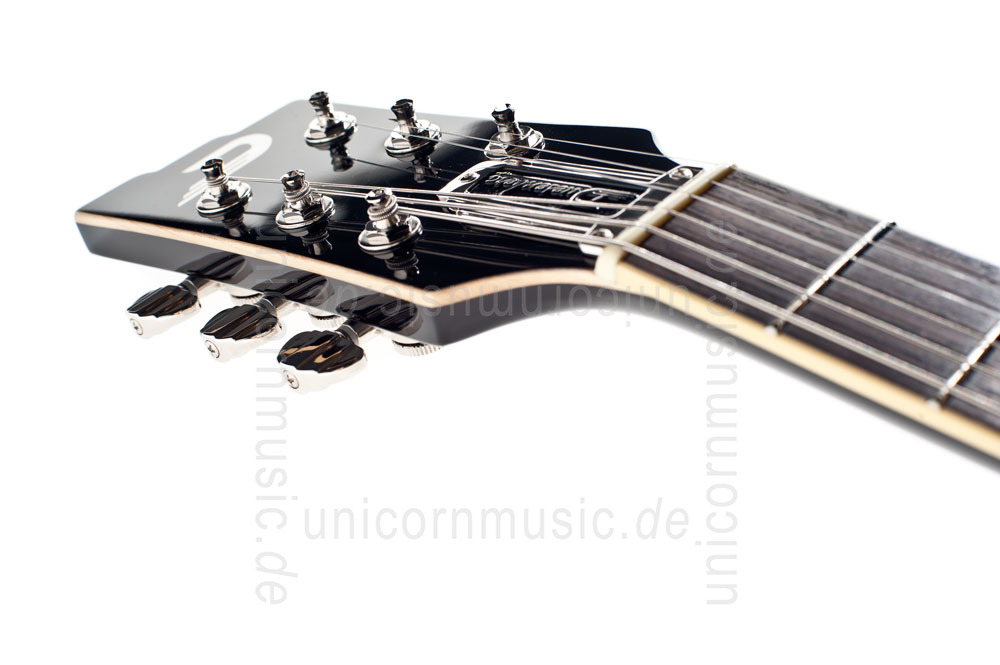 zur Artikelbeschreibung / Preis E-Gitarre DUESENBERG STARPLAYER TV - BLACK + Custom Line Case