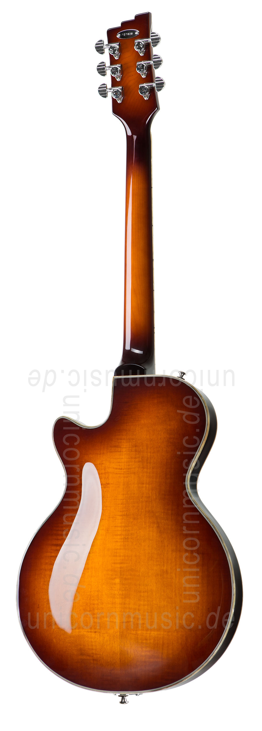 zur Artikelbeschreibung / Preis E-Gitarre DUESENBERG STARPLAYER TV HOLLOW Series - Vintage Burst + Custom Line Case