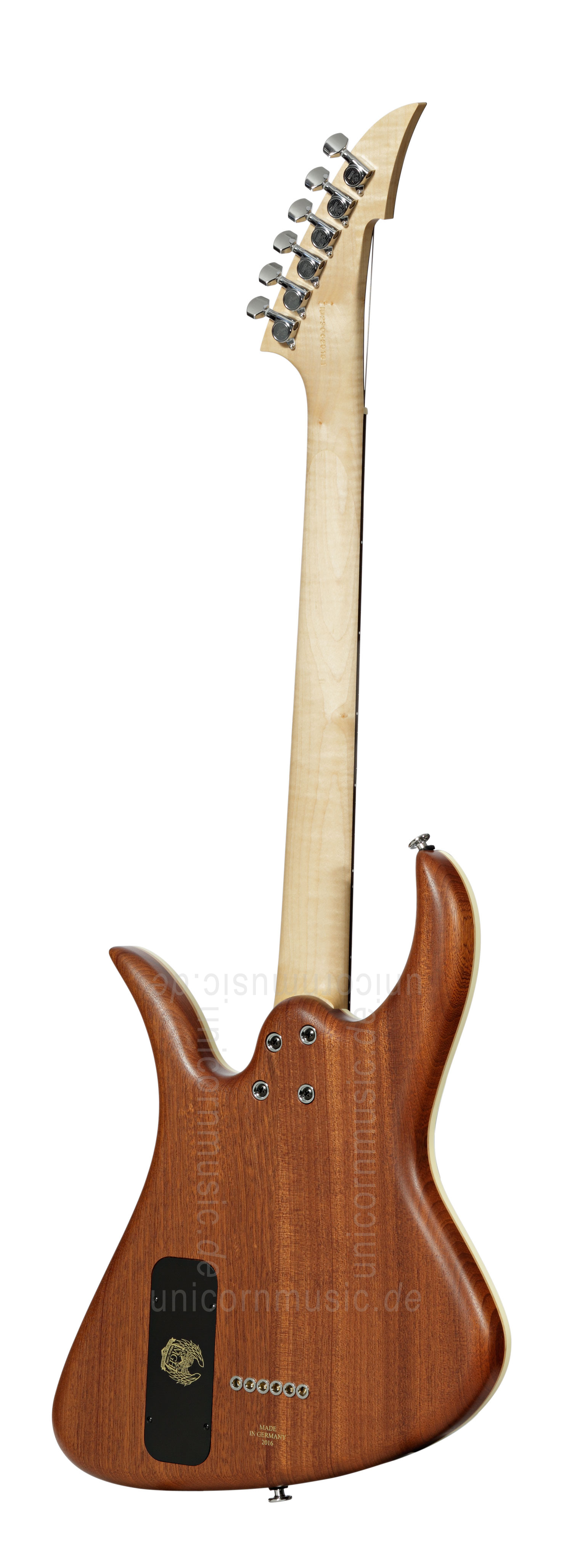 zur Artikelbeschreibung / Preis E-Gitarre MGH GUITARS Blizzard Beast Standard Supreme - dark green + Softcase - made in Germany