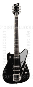 zur Detailansicht E-Gitarre DUESENBERG The Falken - Black (incl. Radiator Tremola) + Premium Line Case