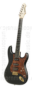 zur Detailansicht E-Gitarre BERSTECHER Deluxe Vintage - Black / Floral Amber + Koffer - made in Germany