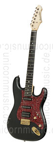 zur Detailansicht E-Gitarre BERSTECHER Deluxe Vintage - Black / Floral Red + Koffer - made in Germany