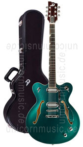zur Detailansicht E-Gitarre DUESENBERG GRAN MAJESTO - Catalina Green + Custom Line Case