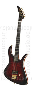 zur Detailansicht E-Gitarre MGH GUITARS Blizzard Beast Premium Deluxe - black cherry burst  - made in Germany