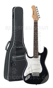 zur Detailansicht Linkshänder Kinder E-Gitarre STAGG S300 3/4 BK LH 