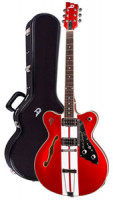 E-Gitarre DUESENBERG FULLERTON HOLLOW MIKE CAMPBELL 2 - Candy Apple Red + Custom Line Case
