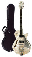 E-Gitarre DUESENBERG STARPLAYER TV - Ice Pearl LTD (Mother of Pearl) + Custom Line Case