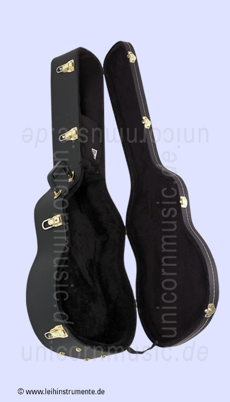 zur Artikelbeschreibung / Preis Hartschalenkoffer für Vollresonanz Jazzgitarren GEWA ECONOMY ARCHED TOP