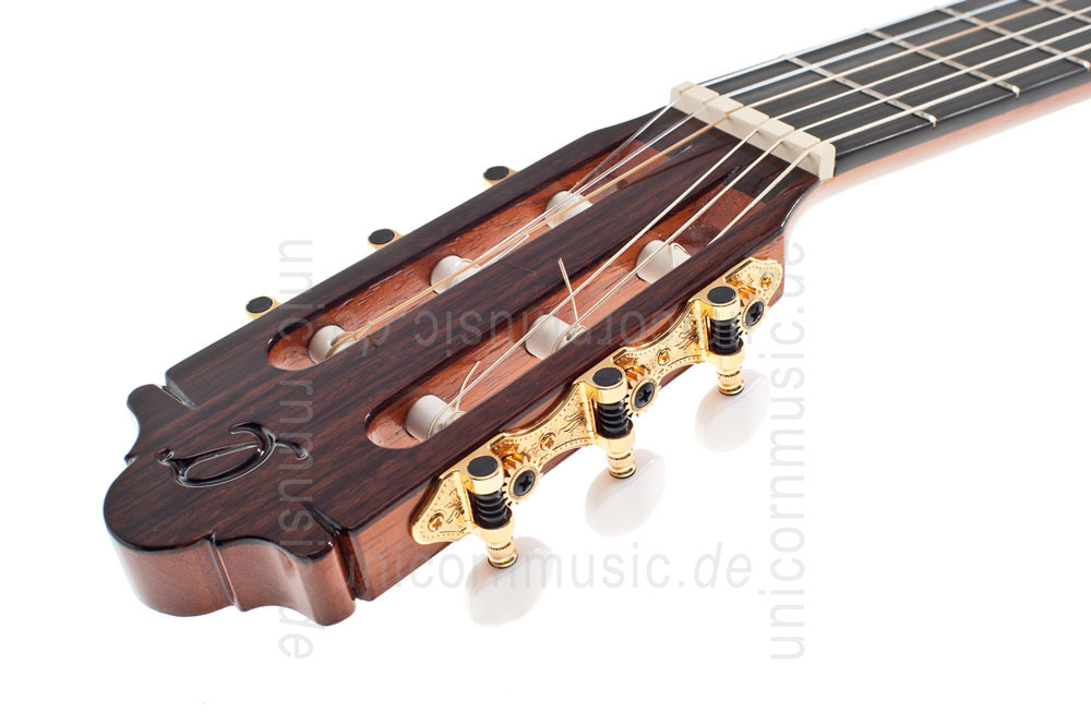 zur Artikelbeschreibung / Preis Spanische Flamencogitarre CAMPS PRIMERA NEGRA - vollmassiv - Fichten Decke