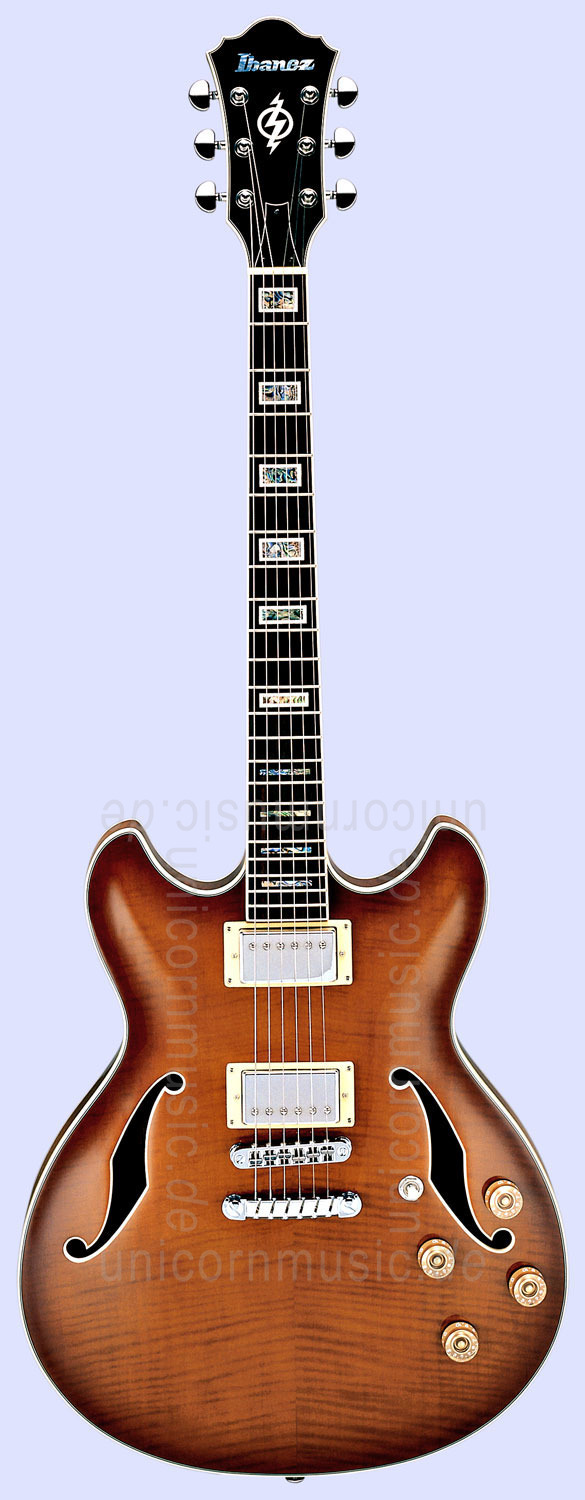 zur Artikelbeschreibung / Preis Halbresonanz Jazz-Gitarre IBANEZ ARTCORE AS-83-VLS + Tasche + Gurt