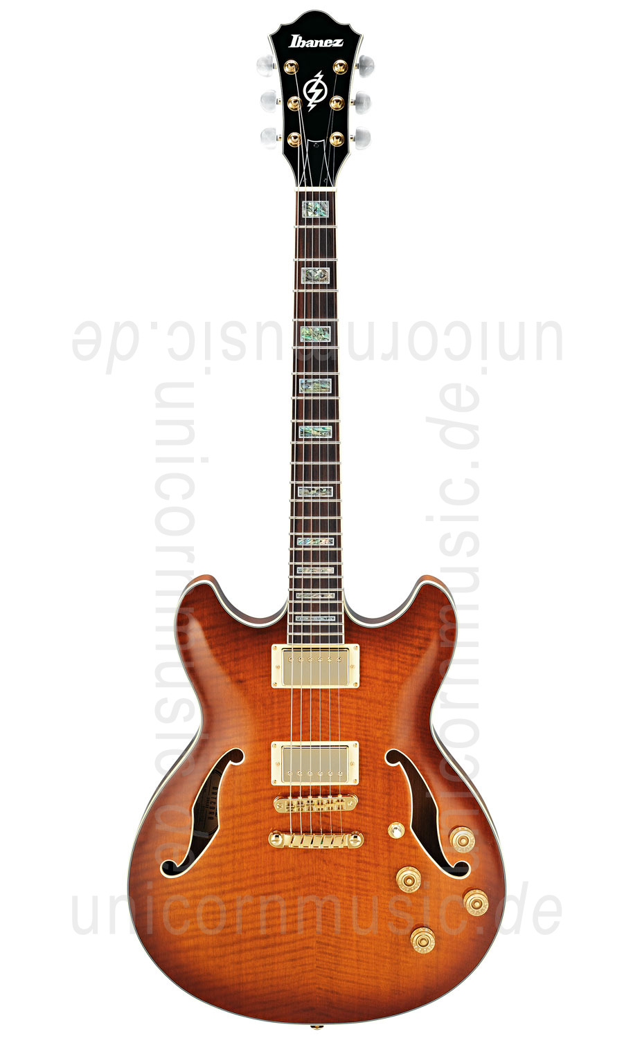 zur Artikelbeschreibung / Preis Halbresonanz Jazz-Gitarre IBANEZ ARTCORE AS-93-VLS + Tasche + Gurt