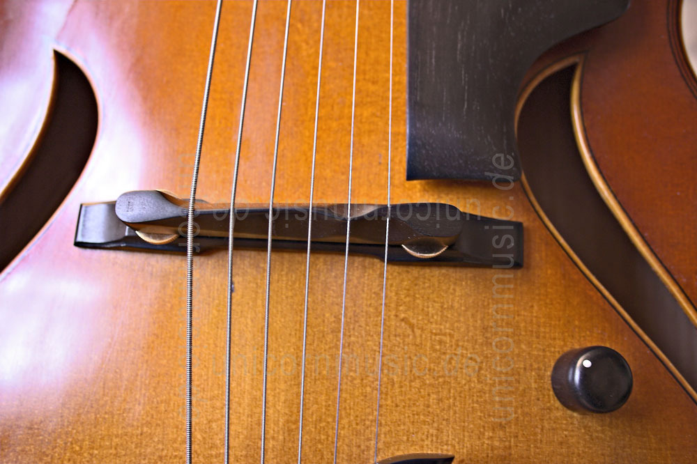 zur Artikelbeschreibung / Preis Vollresonanz Jazz-Gitarre HÖFNER JAZZICA CUSTOM HJC-V-0 + Koffer - Schellack