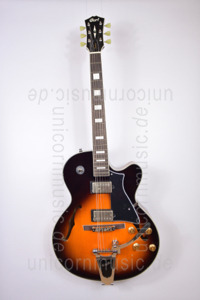 zur Detailansicht Halbresonanz Jazz-Gitarre CORT YORKTOWN Tobacco Burst + Bigsby 