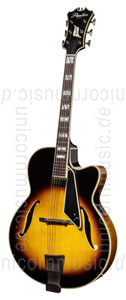 zur Detailansicht Vollresonanz Jazz-Gitarre - PEERLESS MONARCH + Koffer - vollmassiv