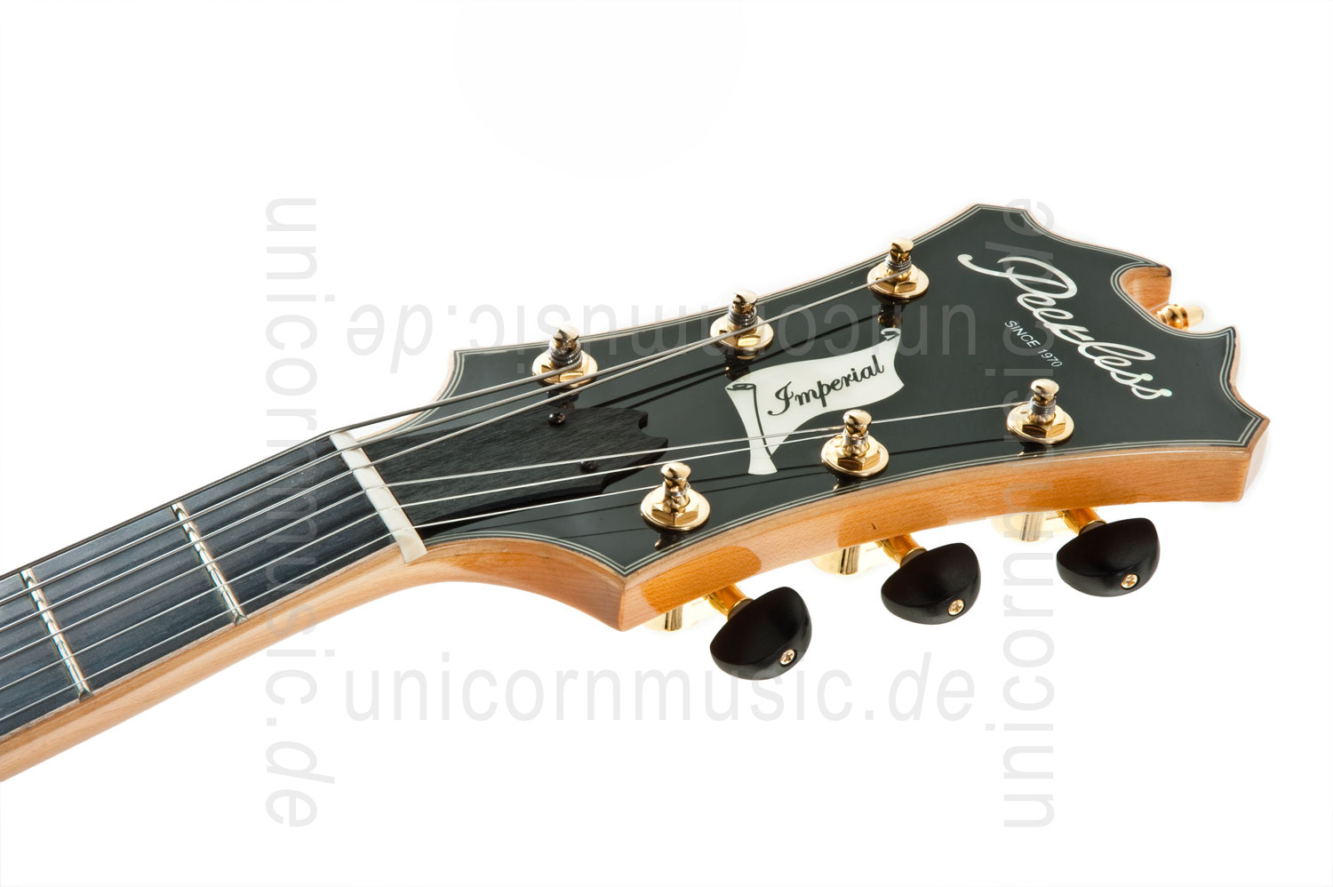 zur Artikelbeschreibung / Preis Vollresonanz Jazz-Gitarre - PEERLESS IMPERIAL + Koffer - vollmassiv