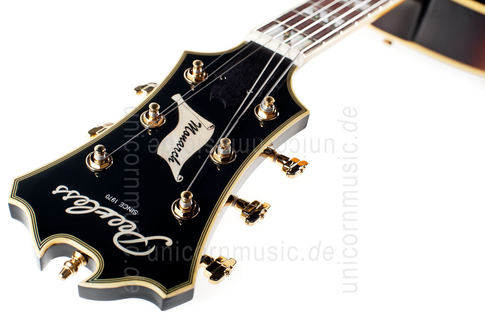 zur Artikelbeschreibung / Preis Vollresonanz Jazz-Gitarre - PEERLESS MONARCH + Koffer - vollmassiv