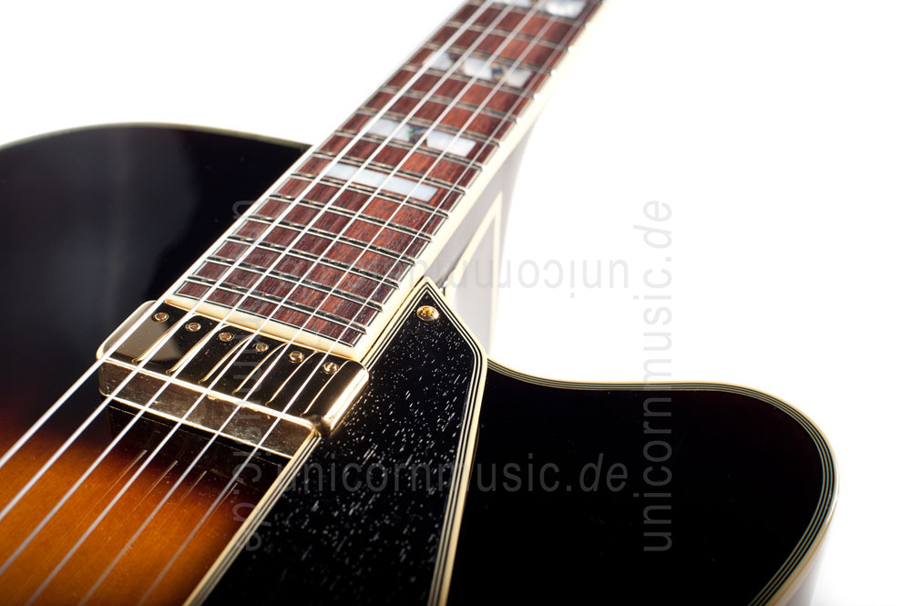 zur Artikelbeschreibung / Preis Vollresonanz Jazz-Gitarre - PEERLESS MONARCH + Koffer - vollmassiv