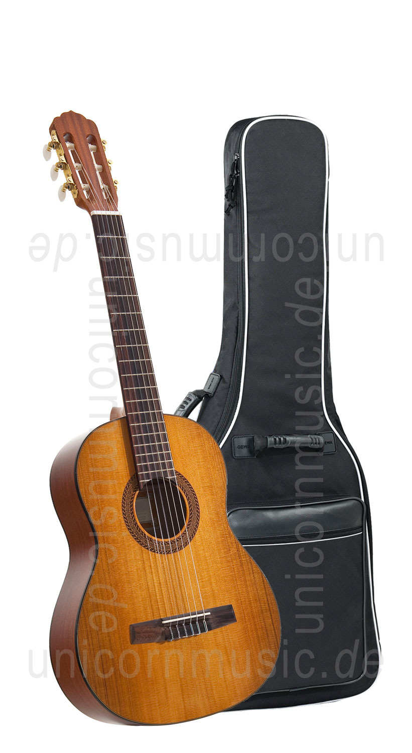 zur Artikelbeschreibung / Preis Linkshänder Kindergitarre 1/2 - ARANJUEZ MODELL A4-Z 52 LH - Massive Zederndecke