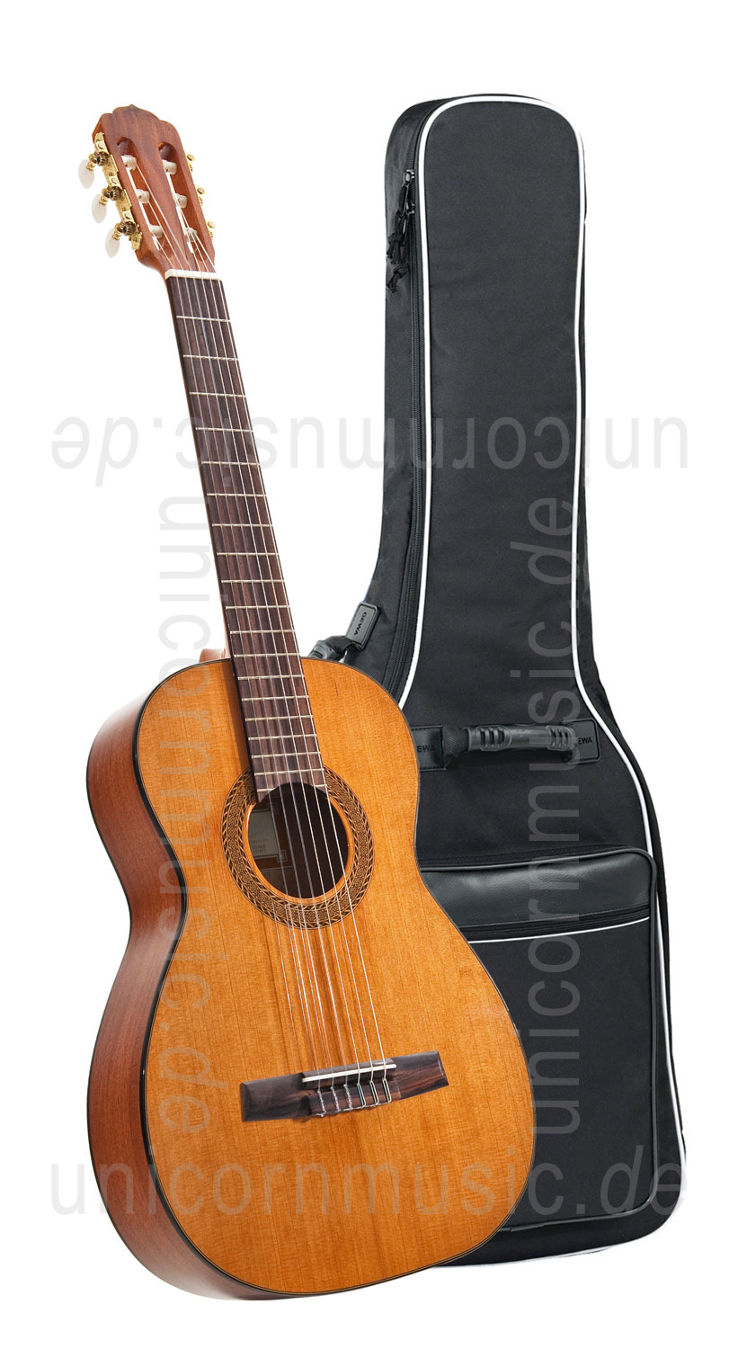 zur Artikelbeschreibung / Preis Linkshänder Kindergitarre 7/8 - ARANJUEZ MODELL A4-Z 61,5 LH - Massive Zederndecke