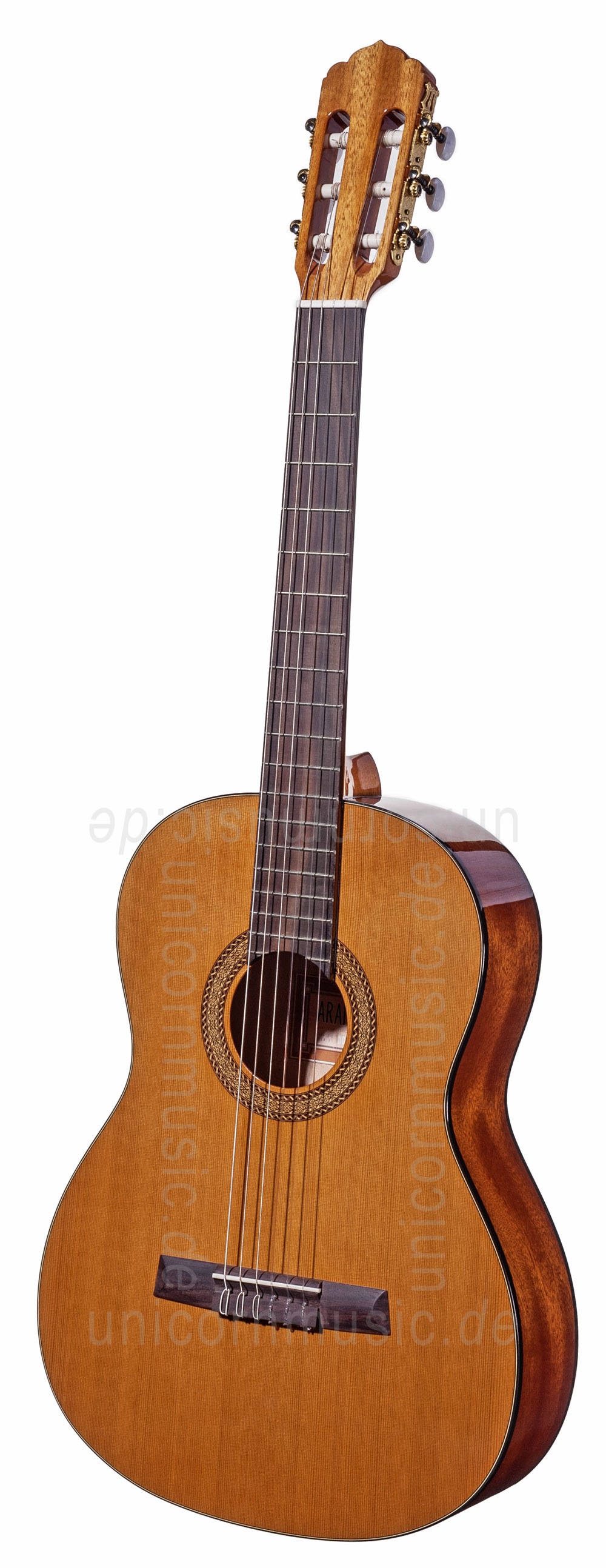 zur Artikelbeschreibung / Preis Kindergitarre 7/8 - ARANJUEZ MODELL A4-Z 61.5 - Massive Zederndecke