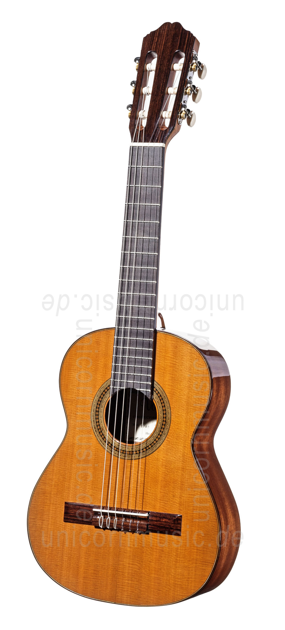 zur Artikelbeschreibung / Preis Spanische Kindergitarre 1/4 - VALDEZ E/48 - Massive Zederndecke