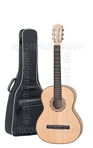 zur Detailansicht Kindergitarre 1/2 - PRO NATURA Silver Series - Massive Decke - Walnuß Zargen/Boden
