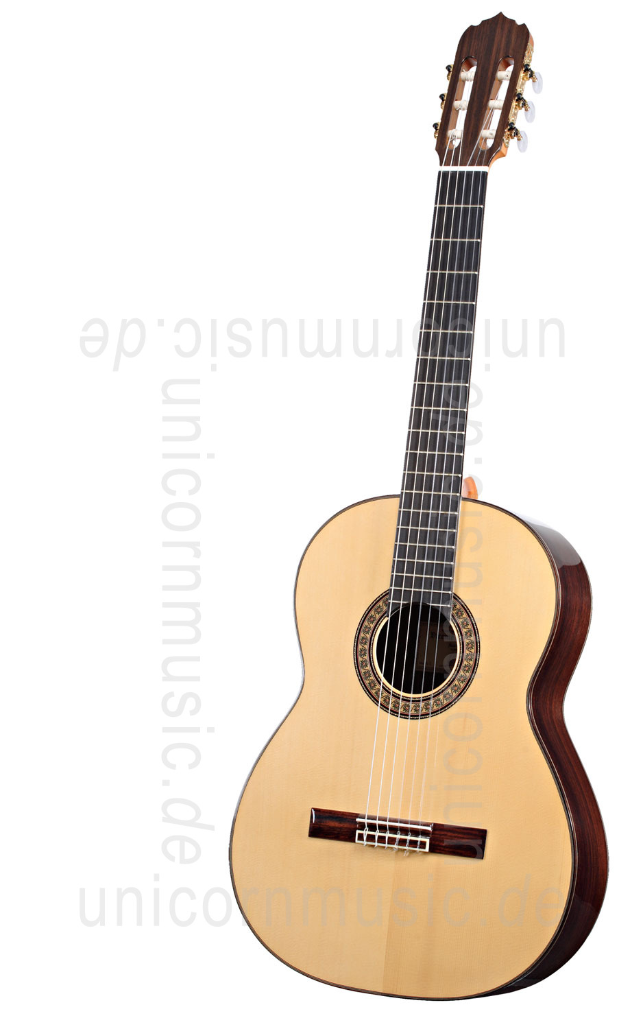 zur Artikelbeschreibung / Preis Spanische Konzertgitarre VICENTE SANCHIS MODELL A2 F- vollmassiv - Fichten Decke + Softcase