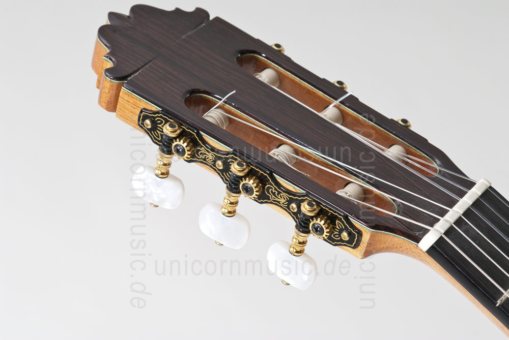 zur Artikelbeschreibung / Preis Spanische Konzertgitarre HERMANOS SANCHIS LOPEZ Modell 1 EXTRA CONCIERTO - vollmassiv - Fichten Decke  + Koffer