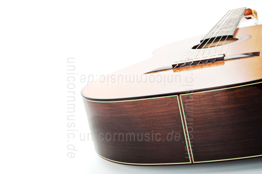 zur Artikelbeschreibung / Preis Spanische Konzertgitarre HERMANOS SANCHIS LOPEZ Modell 1 EXTRA CONCIERTO - vollmassiv - Zedern Decke + Koffer