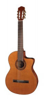Konzertgitarre - SALVADOR CORTEZ MODELL CC-22 ce - massive Zederndecke