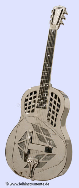 zur Artikelbeschreibung / Preis Resonatorgitarre CONTINENTAL STYLE 1 TRICONE "CS-1". Rarität da nur 7x hergestellt