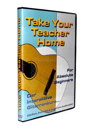 zur Artikelbeschreibung / Preis Gitarrenanfängerkurs TAKE YOUR TEACHER HOME - For Absolute Beginners - PC CD-ROM