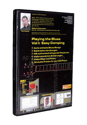 zur Artikelbeschreibung / Preis Gitarrenkurs TAKE YOUR TEACHER HOME - Playing the Blues, Vol1: Easy Comping - PC CD